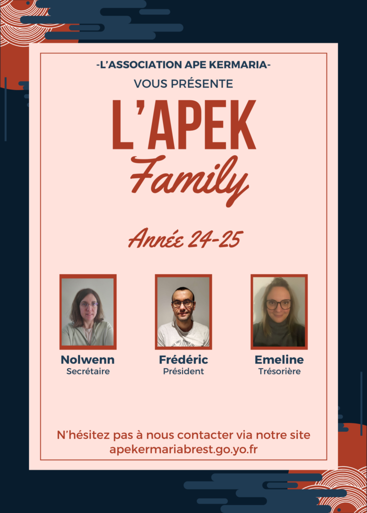 L'APE KERMARIA Année 24-25
